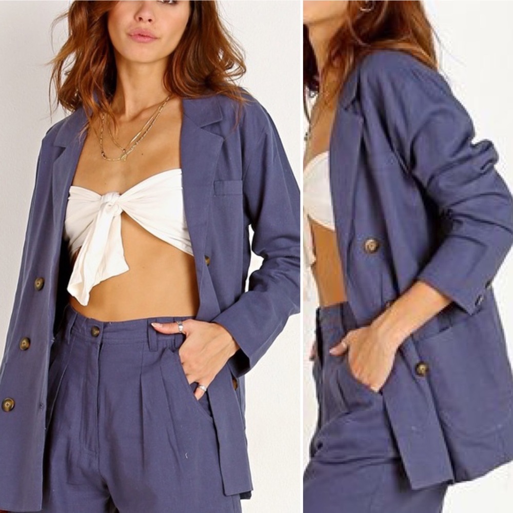 Jens Pirate Booty Navy Blazer Jacket